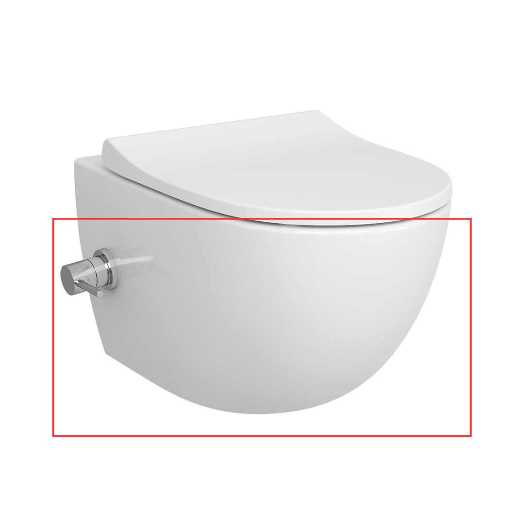 VitrA Sento væghængt toilet med bidet funktion - 7748B003-7211