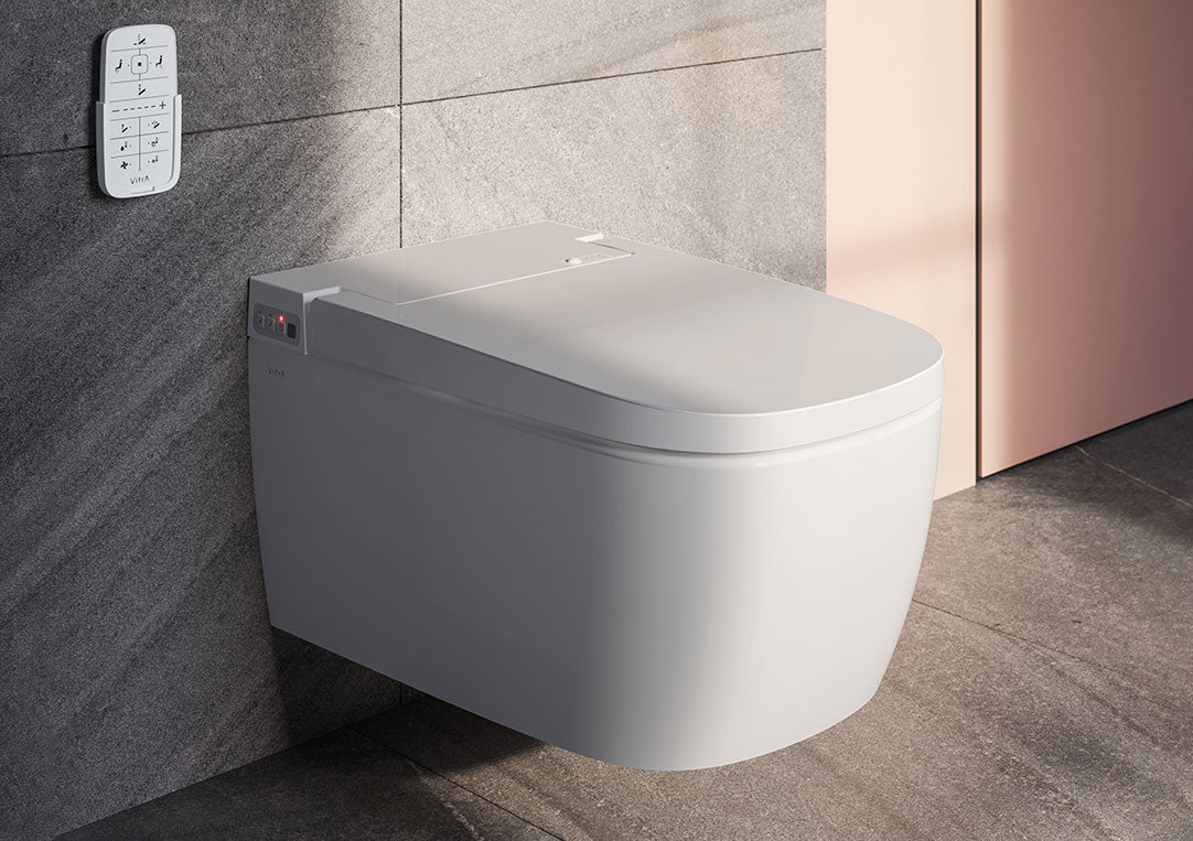 VitrA V-Care Comfort Smart Væghængt Toilet - 5674B403-6194
